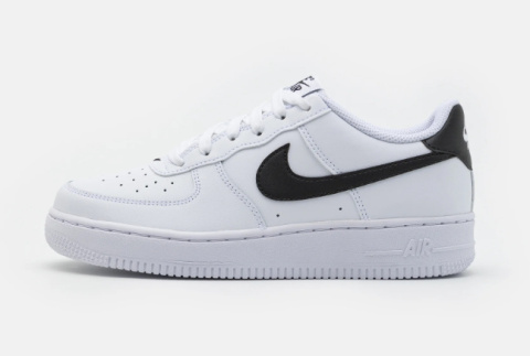 Nike Air Force 1 White/Black GS Biało czarne Nike Air Force 1 White/Black GS Biało czarne
