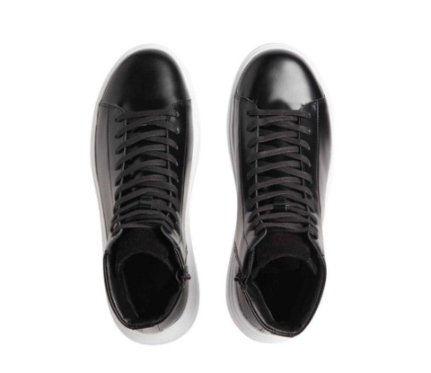 Buty męskie Calvin Klein wysokie sneakersy / trzewiki skórzane Buty męskie Calvin Klein wysokie sneakersy / trzewiki skórzane