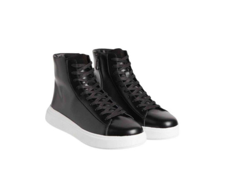 Buty męskie Calvin Klein wysokie sneakersy / trzewiki skórzane Buty męskie Calvin Klein wysokie sneakersy / trzewiki skórzane