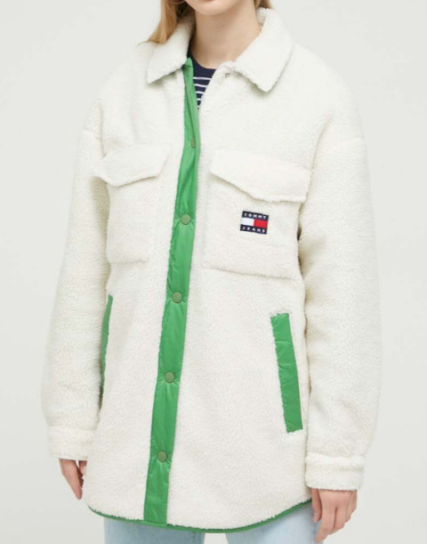 Kurtka Sherpa dwustronna Tommy Jeans Xs 8720644568149 Kurtka Sherpa dwustronna Tommy Jeans Xs 8720644568149
