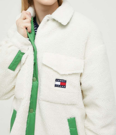 Kurtka Sherpa dwustronna Tommy Jeans Xs 8720644568149 Kurtka Sherpa dwustronna Tommy Jeans Xs 8720644568149