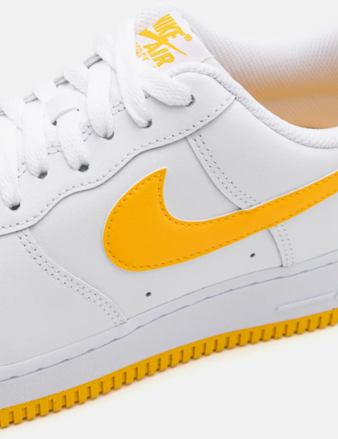 Buty Nike białe żółte skórzane Buty Nike białe żółte skórzane