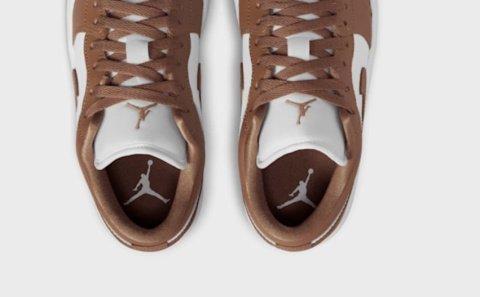Buty Nike Jordan 1 Low Archaeo Brown White
